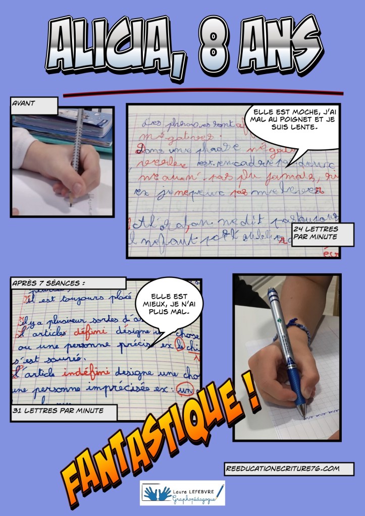 graphopédagogue
rééducation écriture
Laura Lefebvre
Association 5E